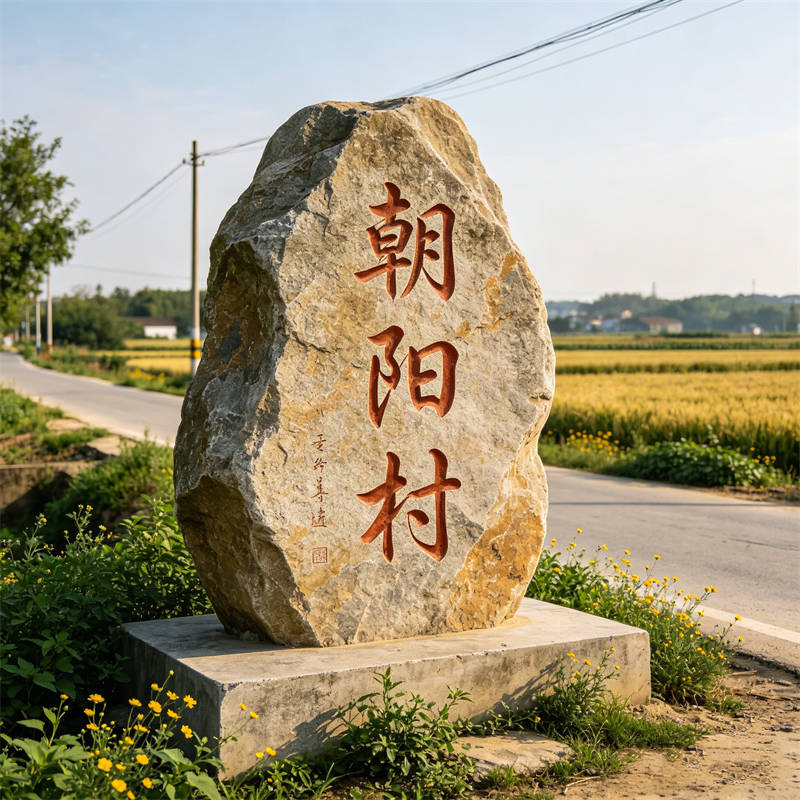 景区配套村牌石案例案例实拍图