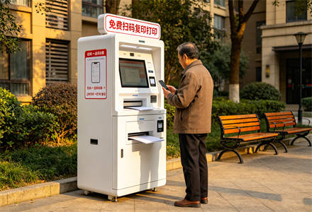 商业楼宇自助打印案例